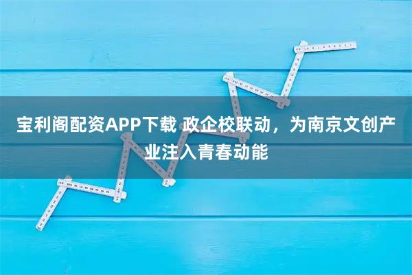 宝利阁配资APP下载 政企校联动，为南京文创产业注入青春动能
